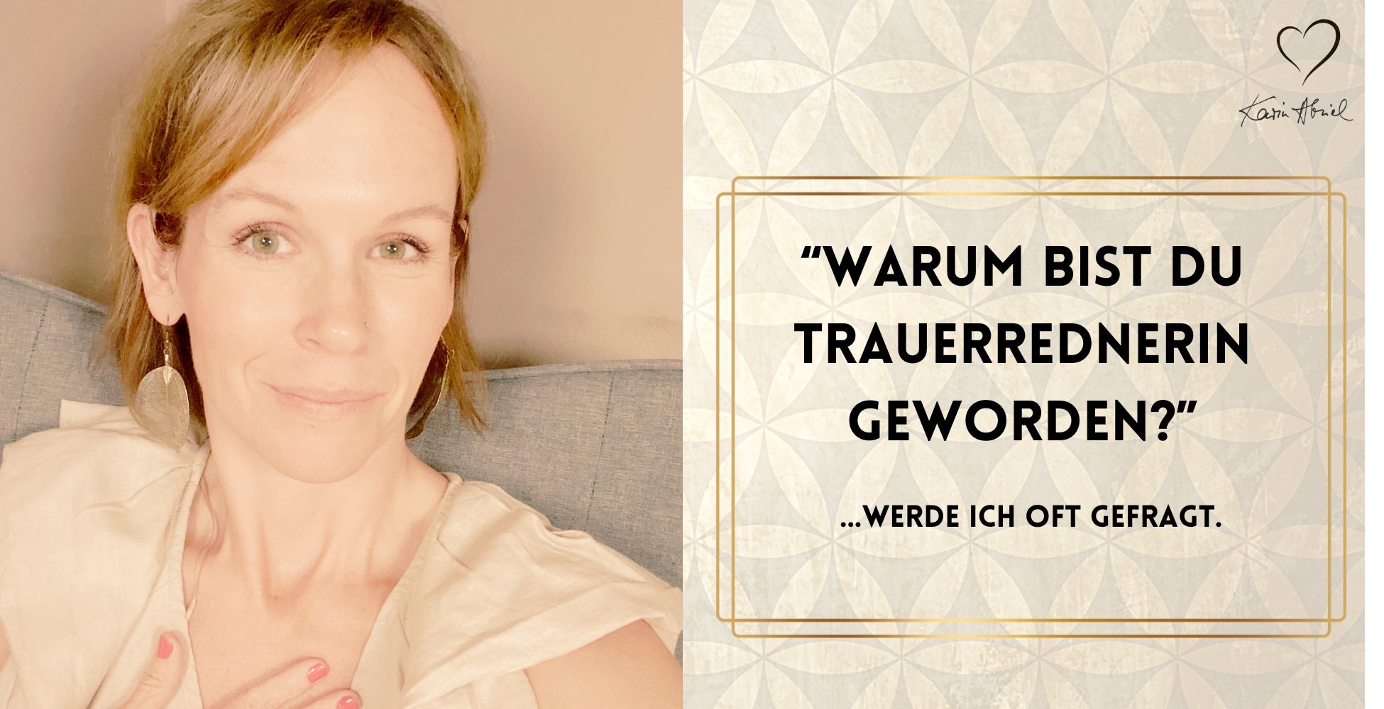 „Wie bist Du eigentlich Trauerrednerin geworden?“