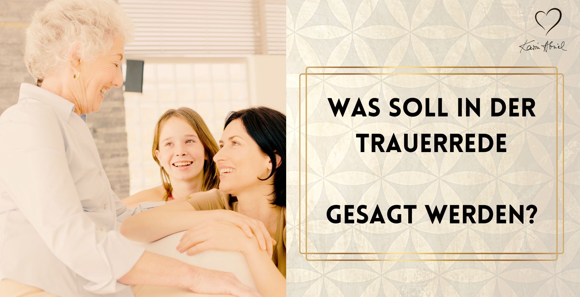 Was soll in der Trauerrede gesagt werden?