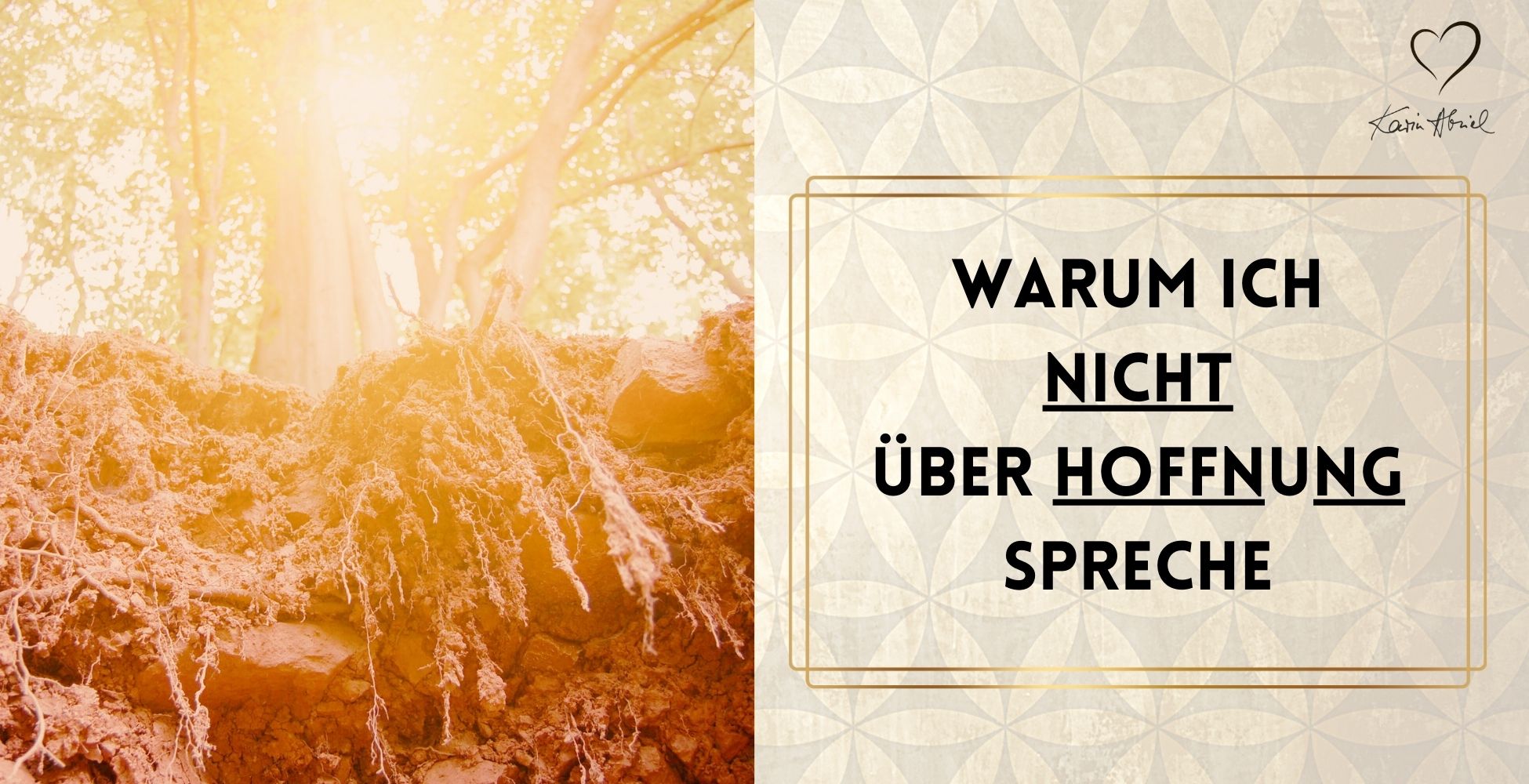 Warum ich in meinen Trauerreden NICHT über Hoffnung spreche