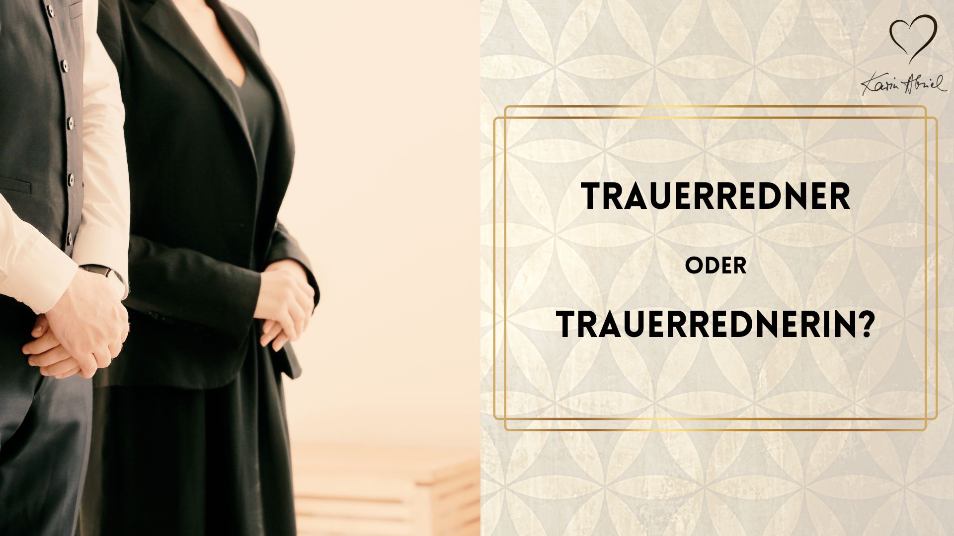 Trauerredner oder Trauerrednerin – eine Entscheidungshilfe!